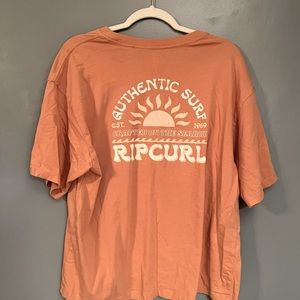 Rip Curl Brown Graphic Short Sleeve Tee